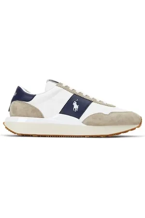 Ralph Lauren Sko, Herre, Hvid, 42 EU, Uld, Stilfulde Sneakers til Mænd og Kvinder