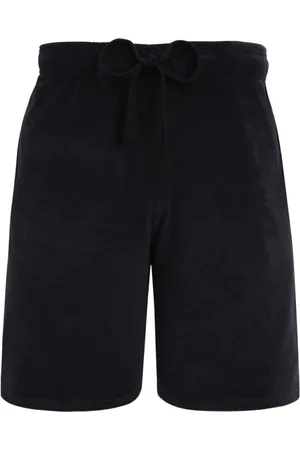 Vilebrequin Shorts, Herre, Sort, 2XL, Bomuld, Solide Unisex Terry Cloth Bermuda Shorts