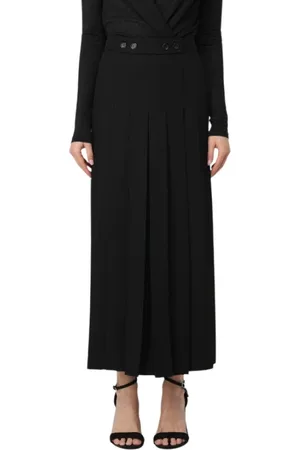 Pinko Nederdel, Dame, Sort, 2XS, Polyester, Midi Nederdel