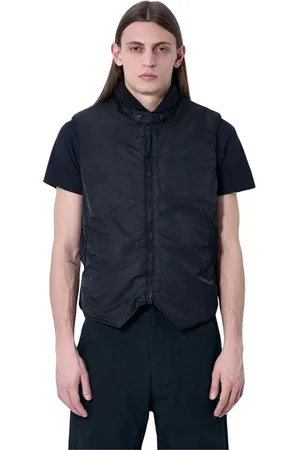 ENGINEERED GARMENTS Jakke, Herre, Sort, XL, Nylon, Nylon Shell Vest med Lynlås Lukning