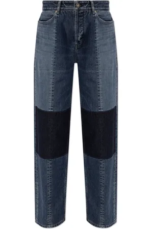 Jil Sander Jeans, Dame, Blå, W27, Denim, Jeans med stikningsdetaljer