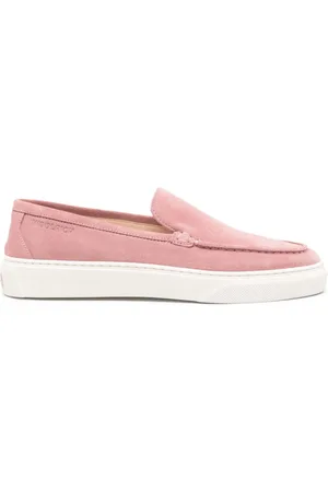 Woolrich Sko, Dame, Lyserød, 37 EU, Læder, Suede Læder Slip On Sneakers