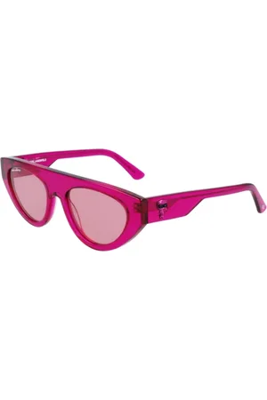 Karl Lagerfeld Tilbehør, Dame, Lyserød, 61 MM, Fuchsia Acetate Solbriller