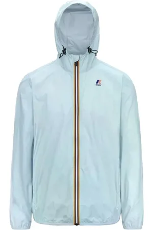 K-Way Jakke, Dame, Blå, 2XS, Nylon, Klar Blå Vandtæt Vindtæt Frakke