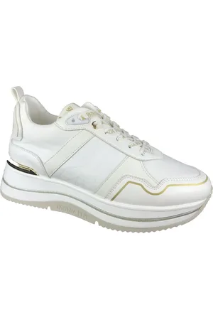 Patrizia Pepe Sko, Dame, Hvid, 41 EU, Uld, Stilfulde Sneakers – Moderne og Iøjnefaldende