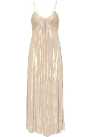 Zadig & Voltaire Kjole, Dame, Gul, S, Uld, Satin Guld Kjole