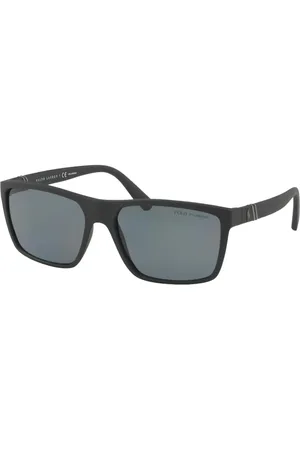 Ralph Lauren Tilbehør, Herre, Sort, 59 MM, Uld, Solbriller