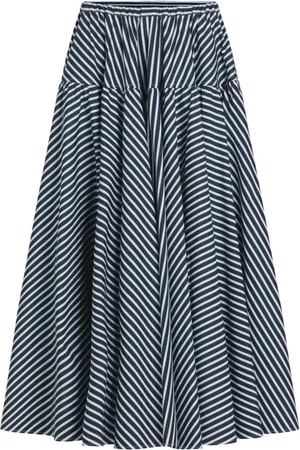 Patou Nederdel, Dame, Blå, 3XS, Navy Elastisk Talje Nederdel