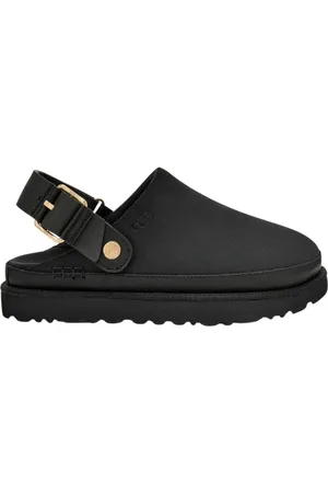 UGG Sko, Dame, Sort, 37 EU, Læder, Sort Goldenstar Villa Træsko