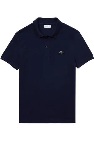 Lacoste Top, Herre, Blå, 3XL, Bomuld, Blå Polo Slim Fit Broderet