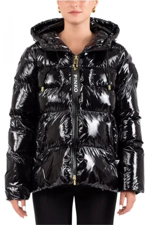 Pinko Jakke, Dame, Sort, M, Uld, Stilfuld Caban