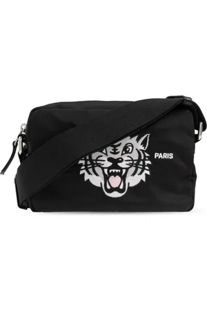 Kenzo Taske, Herre, Sort, ONE SIZE, Uld, Varsity Tiger Messenger Taske