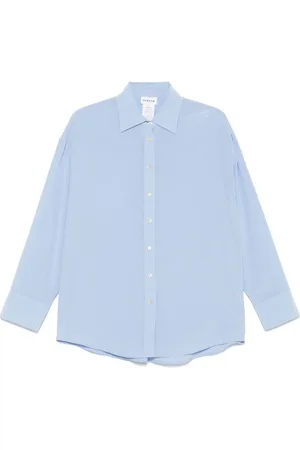 P.A.R.O.S.H. Bluser & Skjorter, Dame, Blå, M, Uld, Stilfulde Skjorter Kollektion
