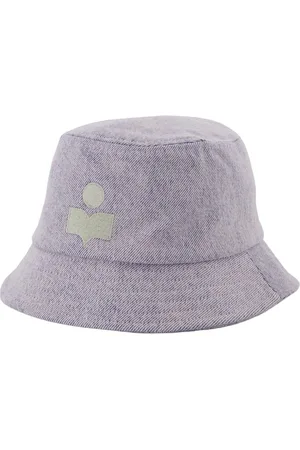 Isabel Marant Tilbehør, Dame, Lilla, 57 CM, Bomuld, Lilla Bomuld Canvas Hat