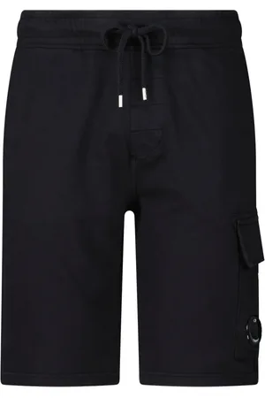 C.P. Company Shorts, Herre, Sort, L, Bomuld, Sporty Shorts med Goggle-detalje