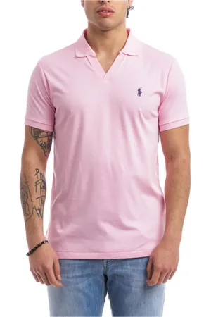 Ralph Lauren Top, Herre, Lyserød, 2XL, Bomuld, Cotton Interlock Polo Shirt