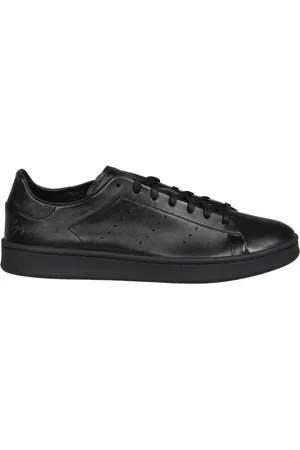 Y-3 Sko, Herre, Sort, 41 EU, Læder, Leather Stan Smith Sneakers