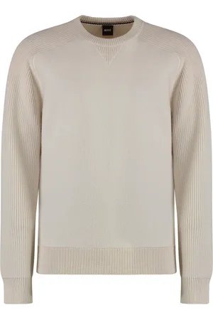 HUGO BOSS Strik, Herre, , 2XL, Bomuld, Crew-neck Sweater