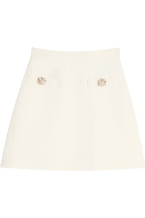 VALENTINO GARAVANI Nederdel, Dame, , M, Jewel Button Mini Skirt