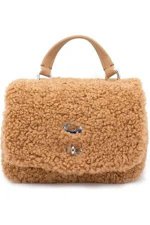 Zanellato Taske, Dame, Brun, ONE SIZE, Uld, Teddy Postina Taske
