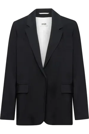 Drykorn Jakke, Dame, Sort, M, Oversized Boyfriend Blazer med Lange Ærmer