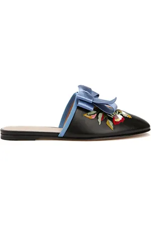 VALENTINO GARAVANI Sko, Dame, Flerfarvet, 37 1/2 EU, Uld, Stilfulde Mules