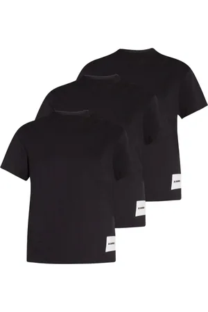 Jil Sander Top, Dame, Sort, XS, Bomuld, T-shirt 3-pak
