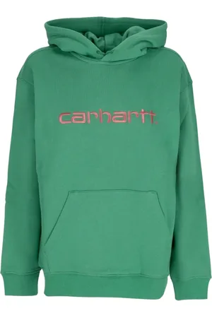 Carhartt Sweathshirts & Hoodies, Herre, Grøn, L, Bomuld, Hættetrøje med Bonsai Print