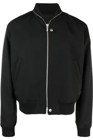 Jil Sander Jakke, Herre, Sort, M, Uld, Uld Bomber Jakke