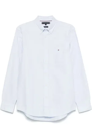 Tommy Hilfiger Skjorte, Herre, Blå, M, Lyseblå Button-Down Skjorte