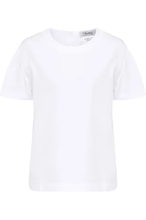 Max Mara Top, Dame, Hvid, XS, Uld, Dahlia Skjorte 2519111043600-001
