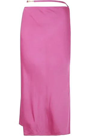 Jacquemus Nederdel, Dame, Lyserød, XS, La Jupe Notte Midi Skirt