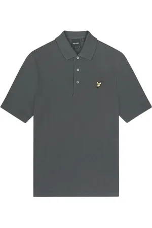 Lyle & Scott Top, Herre, Grøn, 2XL, Bomuld, Broderet Logo Bomuldspolo