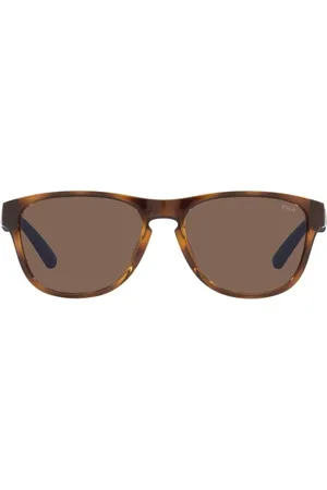 Ralph Lauren Tilbehør, unisex, Brun, 56 MM, Havana Solbriller