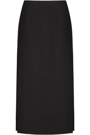 VALENTINO GARAVANI Nederdel, Dame, Sort, S, Uld, Grisaille Nederdel