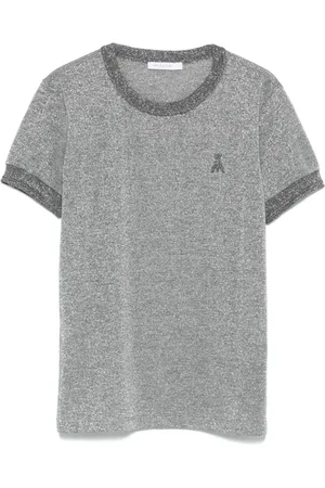 Patrizia Pepe Top, Dame, Grå, S, Uld, Stilfuld Top