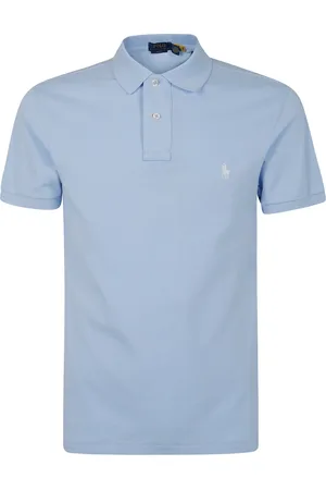 Ralph Lauren Top, Herre, Blå, M, Kortærmet Poloshirt