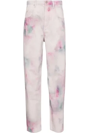 Isabel Marant Bukser, Dame, Flerfarvet, W33, Denim, Straight Jeans