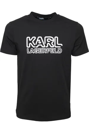 Karl Lagerfeld Top, Herre, Sort, 2XL, Bomuld, Inflatable Logo T-shirt