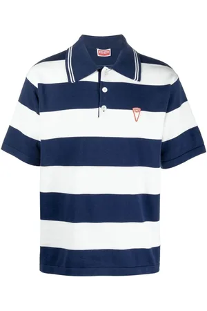 Kenzo Top, Herre, Flerfarvet, S, Bomuld, Stribet Polo Shirt