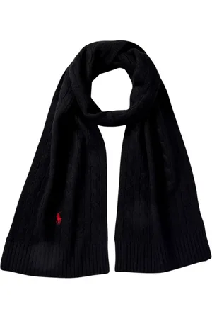 Ralph Lauren Tilbehør, unisex, Sort, ONE SIZE, Uld, Vinterhalstørklæde