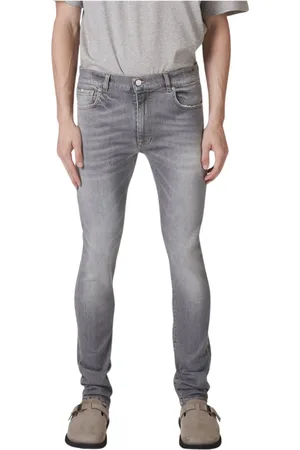Iceberg Jeans, Herre, Flerfarvet, W36, Uld, Lysegrå Skinny Jeans