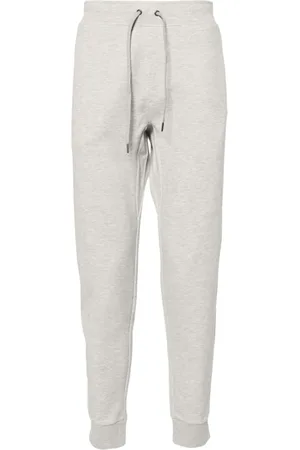 Ralph Lauren Bukser, Herre, Grå, XL, Bomuld, Heather Grå Sportsbukser med Pony
