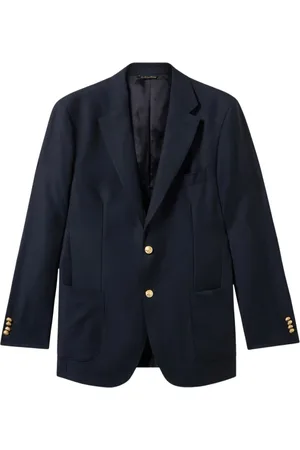 Brooks Brothers Jakke, Herre, Blå, M, Uld, Uldblazer