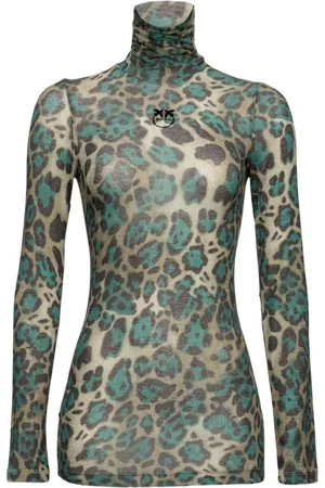 Pinko Strik, Dame, Grøn, L, Uld, Dolcevita Turtleneck