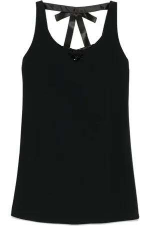 Prada Kjole, Dame, Sort, S, Sort pyntet kjole
