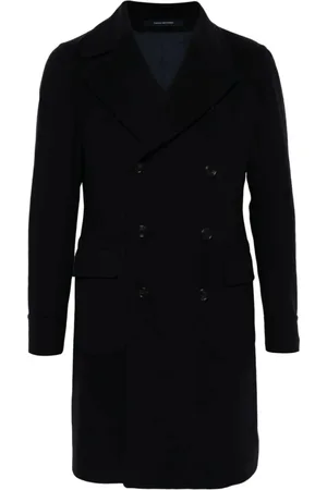 TAGLIATORE Frakke, Herre, Blå, 2XL, Uld, Frakker Blå