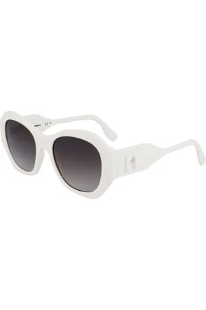 Karl Lagerfeld Tilbehør, Dame, Hvid, 54 MM, Solbriller