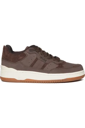 Ralph Lauren Sko, Herre, Brun, 40 EU, Læder, Læder Sport Sneakers