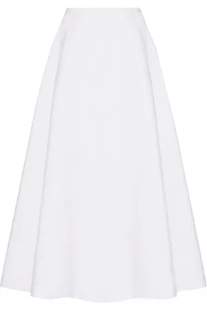 VALENTINO GARAVANI Nederdel, Dame, Hvid, XL, Elegant Sort Nederdel